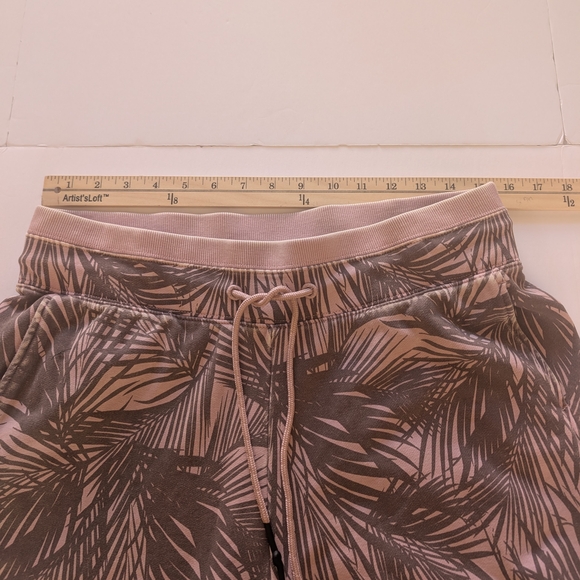 JoyLab Light Pink And Gray Palm Leaf Joggers - Picture 8 of 8